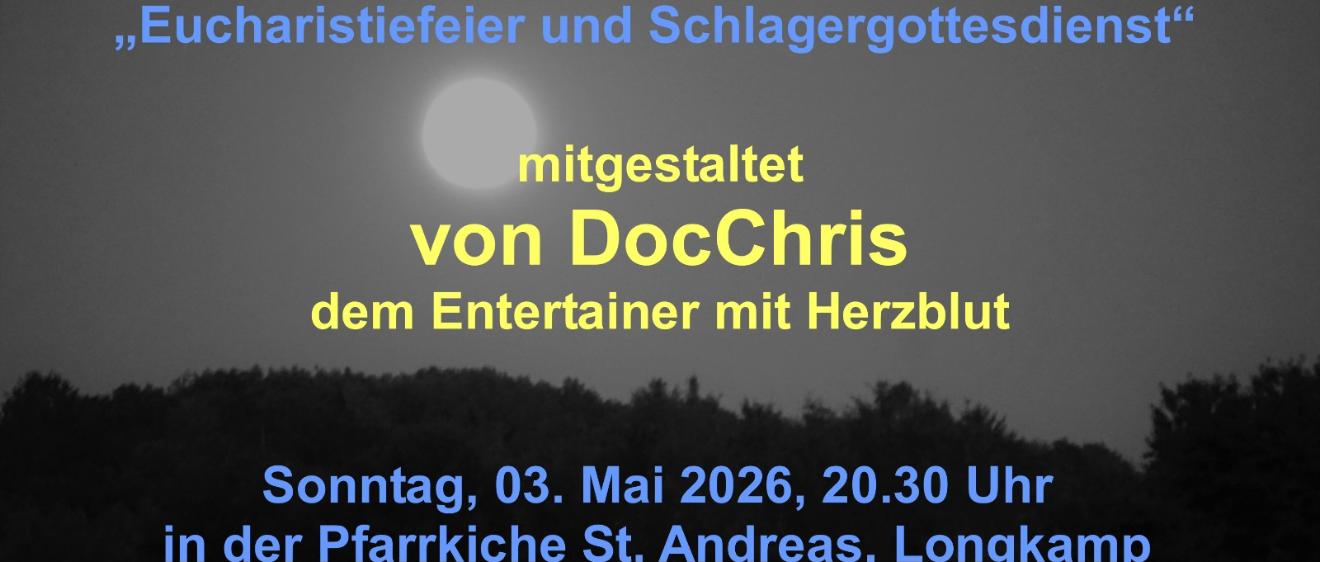 Plakat Gottesdienst zur Mondscheinzeit