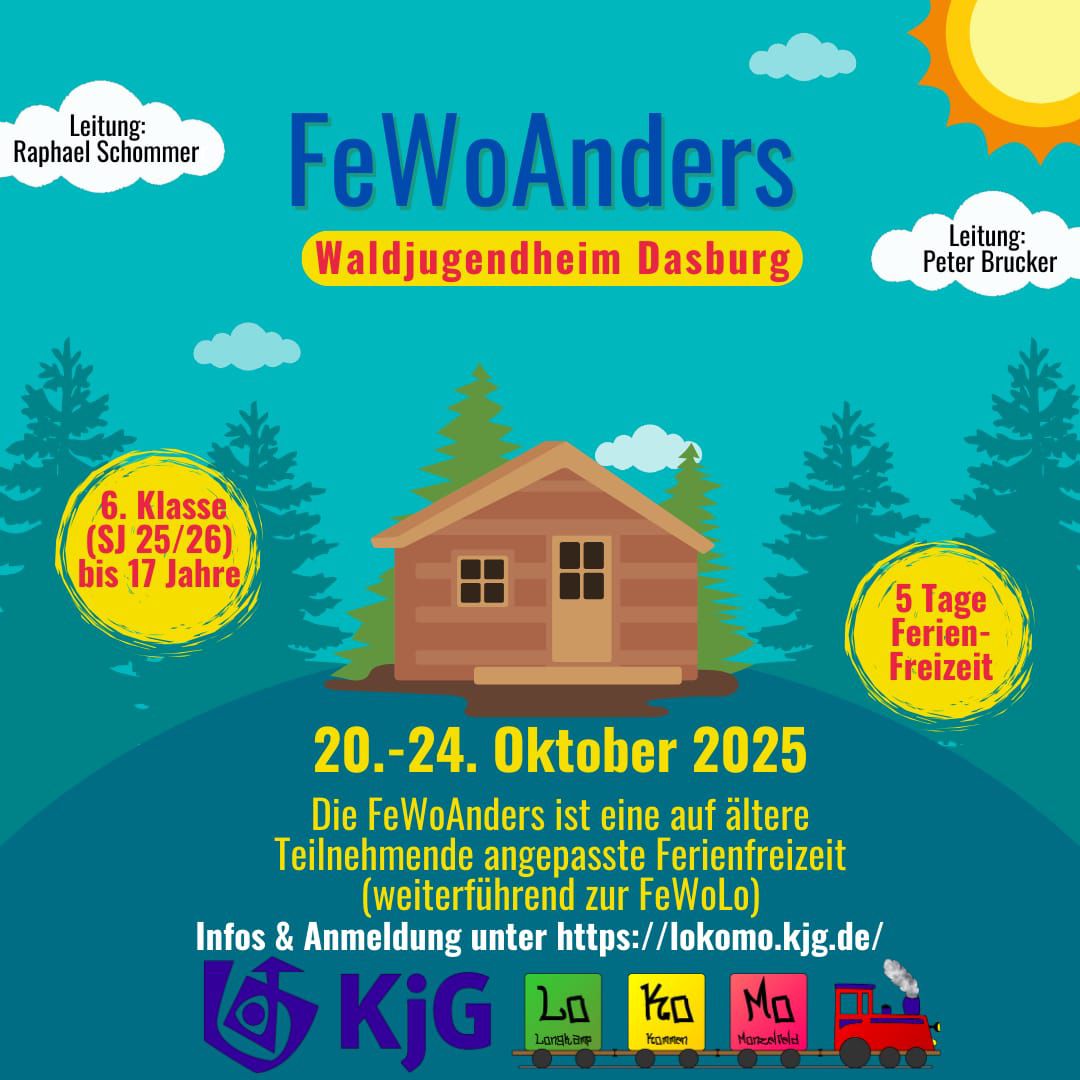 Plakat Ferienfreizeit